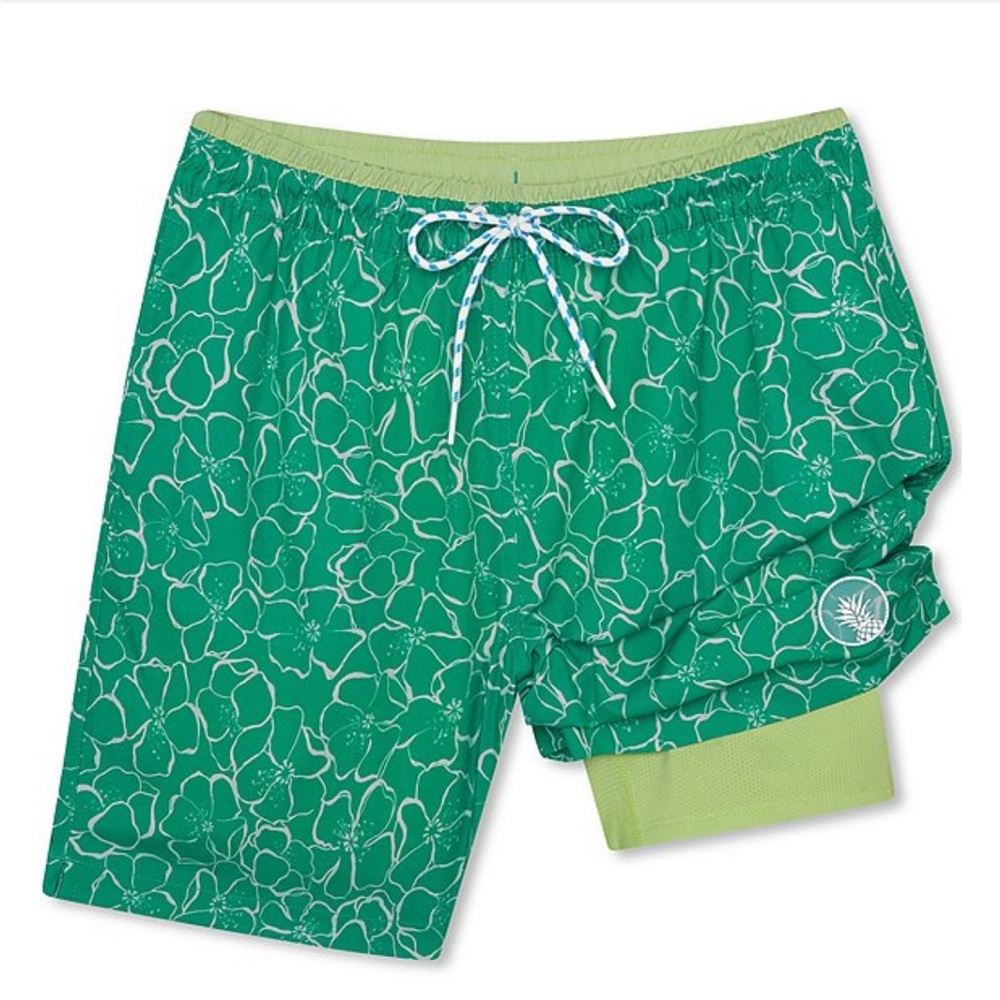 Big Green's Classic Lined 7" Inseam Swim Trunks